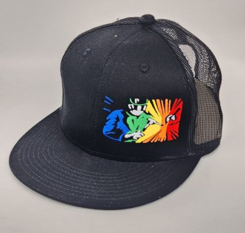 BLACK FLAT BRIM SNAP BACK ( 2022BFBSB)