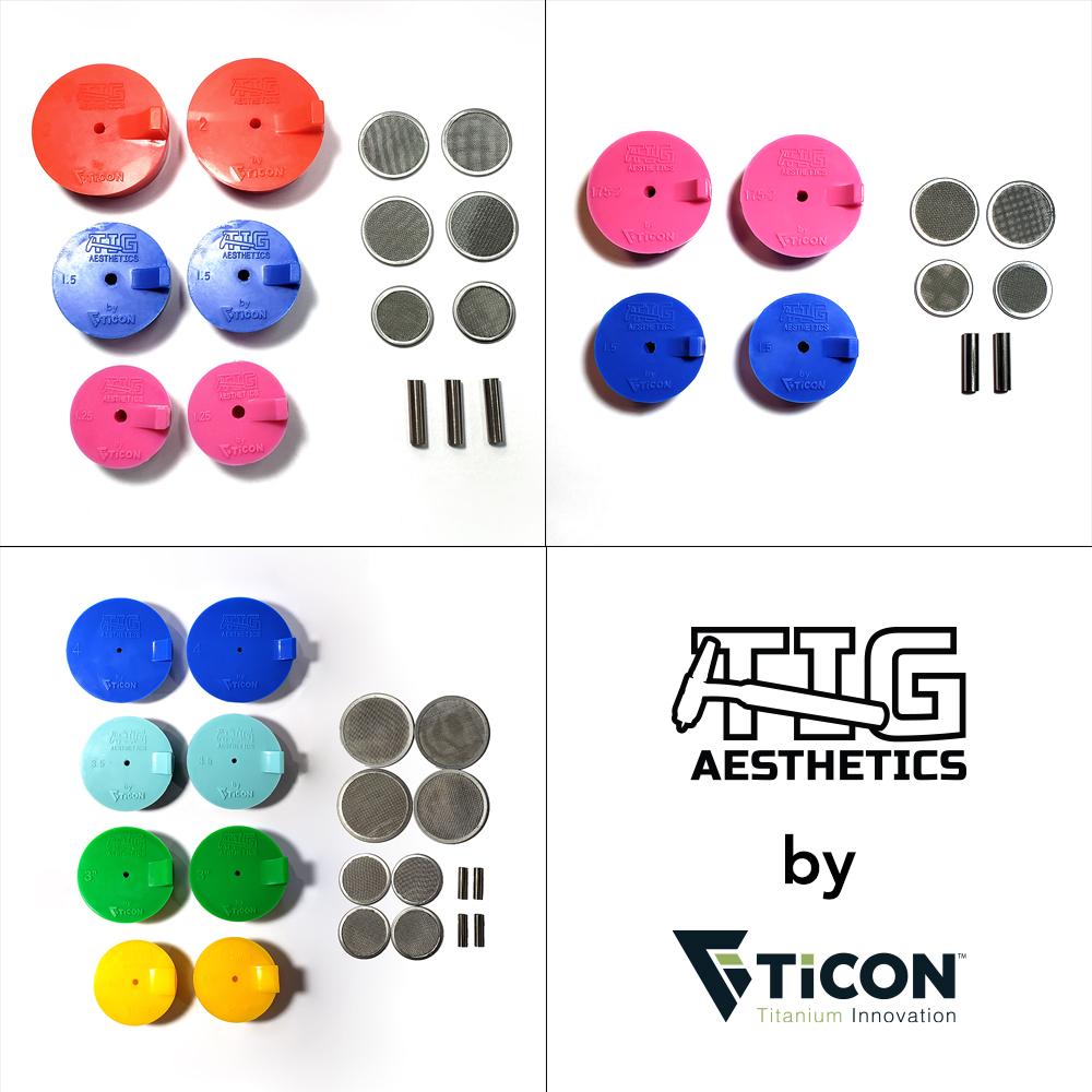 Silicone Purge Plugs, Tig Aesthetics by Ticon FULL KIT ( Manifold